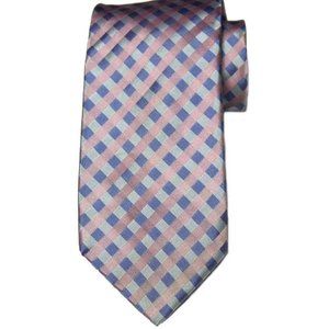 Ted Baker London Tie Silk Pink Blue Gray Long